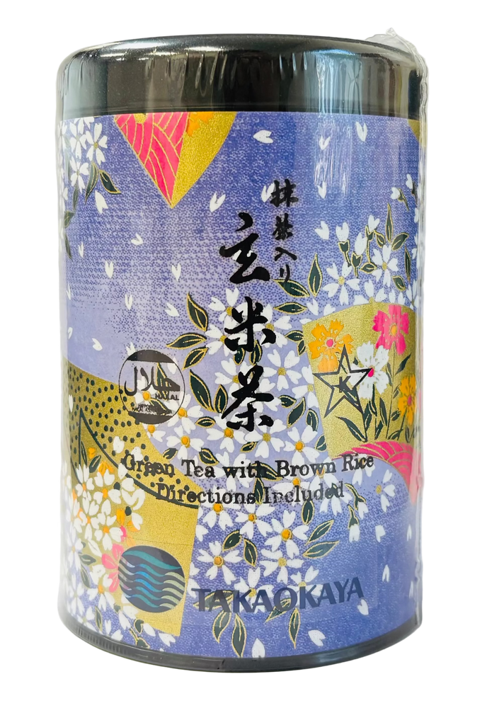 Green Tea with Brown Rice in Can – Takaokaya USA