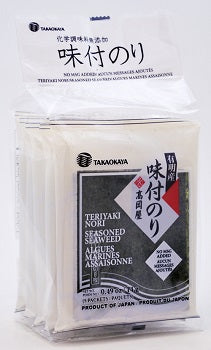 Teriyaki Nori 5P  (Product of Japan, Nori from Ariake Sea, No MSG Added)