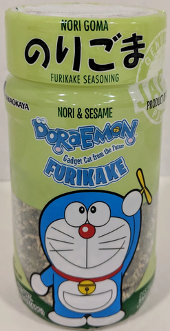 Takaokaya Goma Doraemon Furikake Rice Seasoning - Japanese No MSG Sesame & Aonori Topping Mix