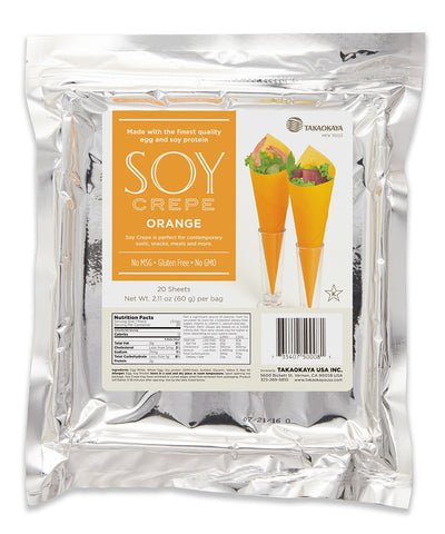 Soy Crepe Orange (20 sheets)