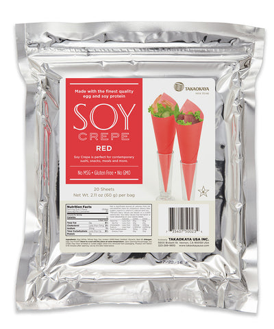Soy Crepe Red (20 sheets)